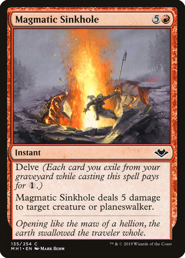 Magmatic Sinkhole - Magic: The Gathering
