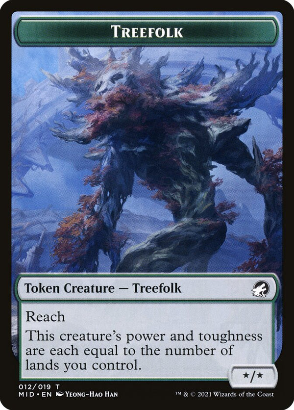Treefolk Token - Magic: The Gathering