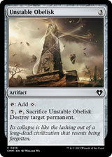 Unstable Obelisk - Magic: The Gathering
