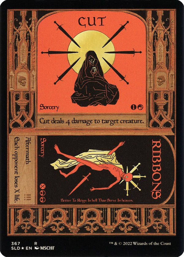 Cut // Ribbons (Foil Etched) (Gold) - Magic: The Gathering