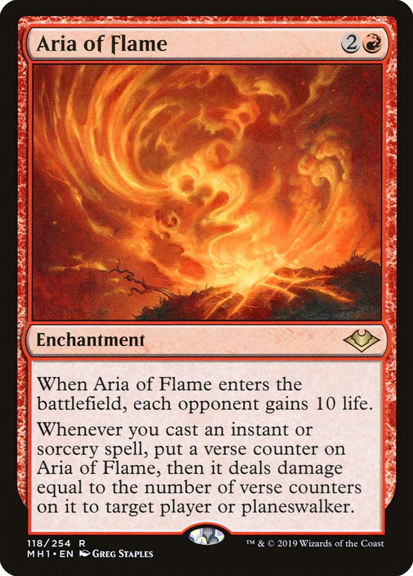 Aria of Flame - Magic: The Gathering
