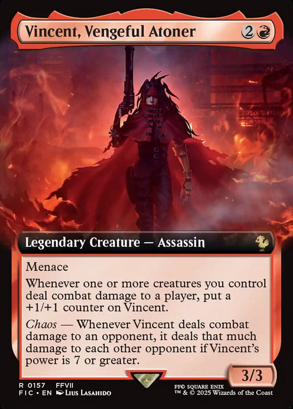 Vincent, Vengeful Atoner (Extended Art) - Magic: The Gathering