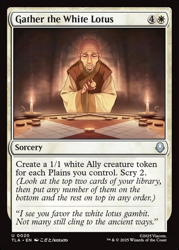 Gather the White Lotus - Magic: The Gathering