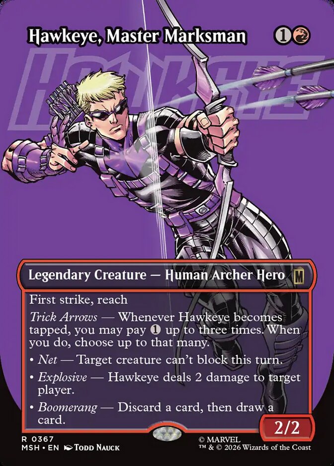 Hawkeye, Master Marksman (Borderless)
