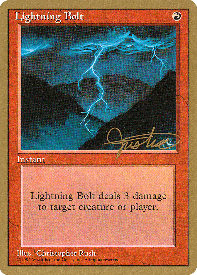 Lightning Bolt - 1996 Mark Justice (4ED)