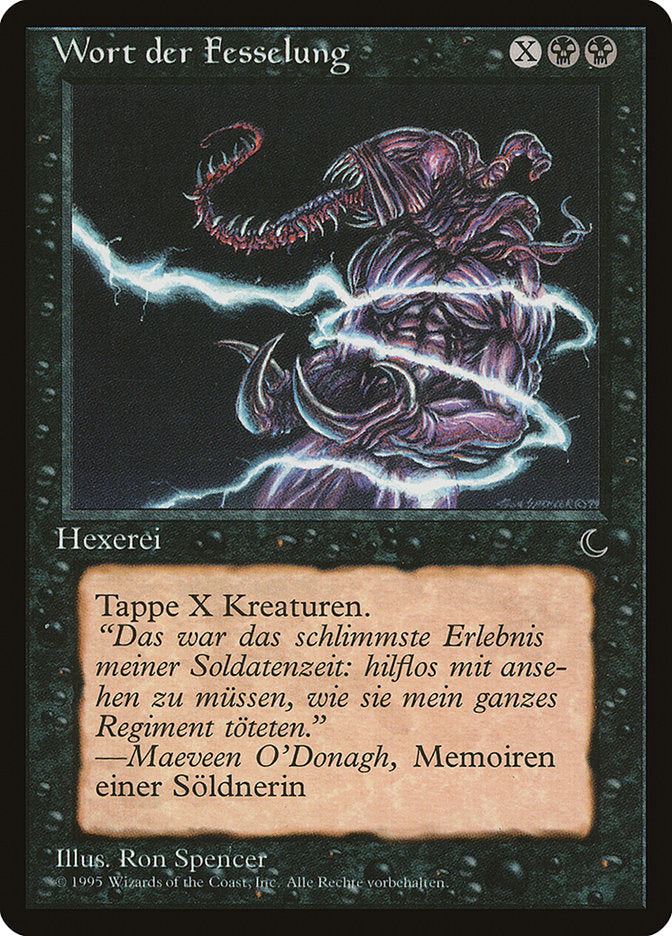 Word of Binding (German) - "Wort der Fesselung"