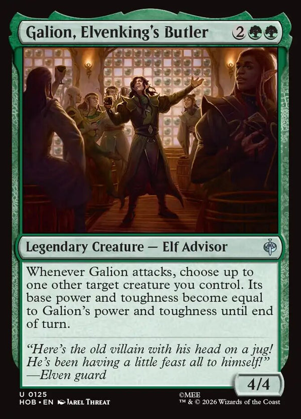 Galion, Elvenking's Butler (HOB 125) - Magic: The Gathering