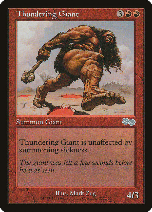 Thundering Giant - Magic: The Gathering