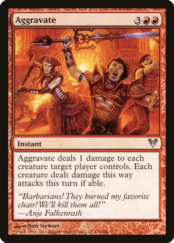 Aggravate - Magic: The Gathering