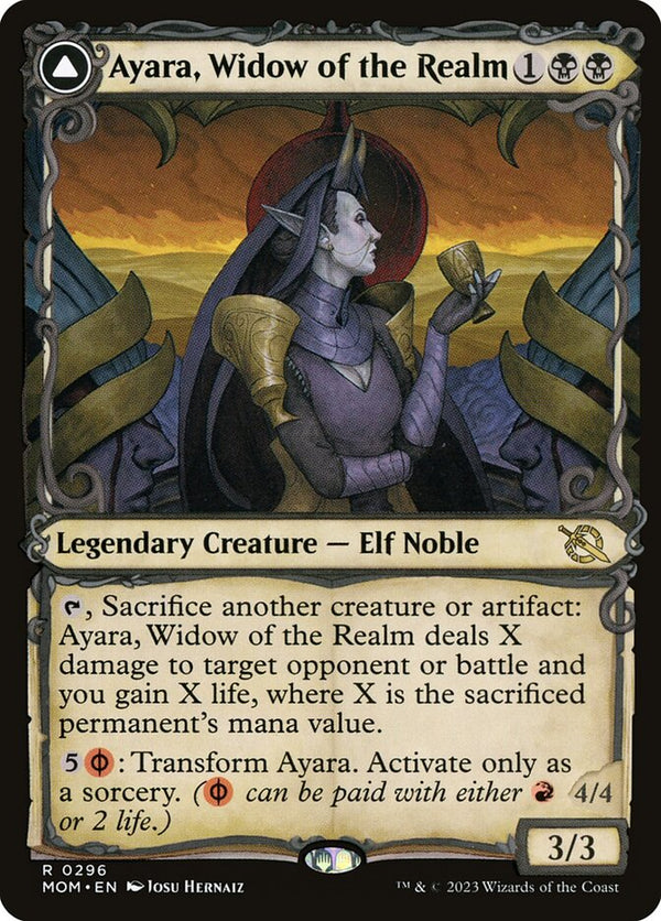 Ayara, Widow of the Realm (Showcase) - Magic: The Gathering