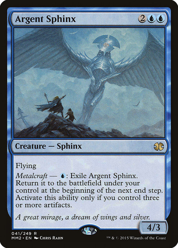 Argent Sphinx - Magic: The Gathering