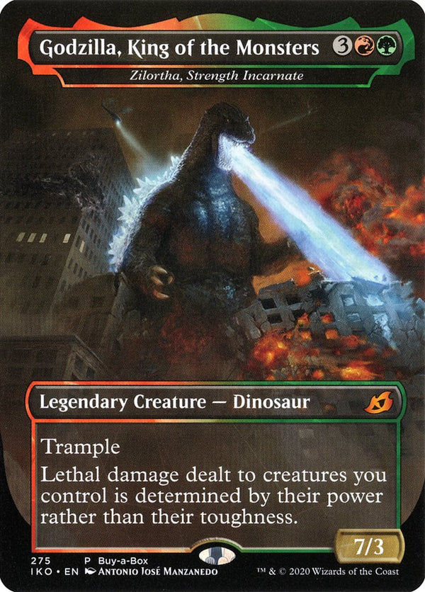 Godzilla, King of the Monsters - Zilortha, Strength Incarnate - Magic: The Gathering
