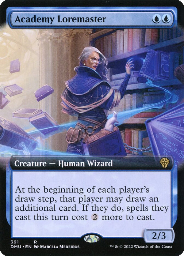 Academy Loremaster (Extended Art) - Magic: The Gathering