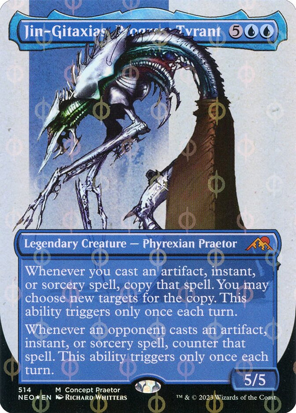 Jin-Gitaxias, Progress Tyrant (Concept Praetor) (Step-And-Compleat Foil) - Magic: The Gathering