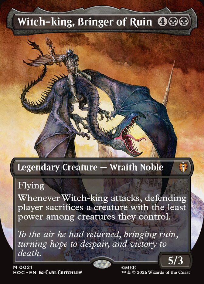 Witch-king, Bringer of Ruin (Borderless)