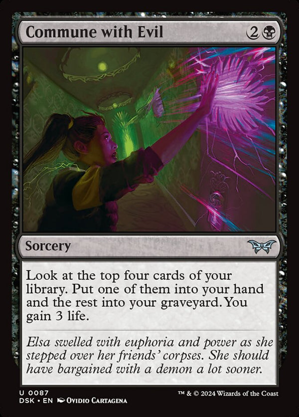Commune with Evil - Magic: The Gathering