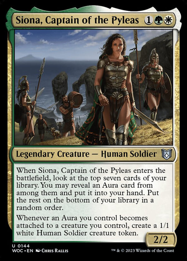 Siona, Captain of the Pyleas - Magic: The Gathering