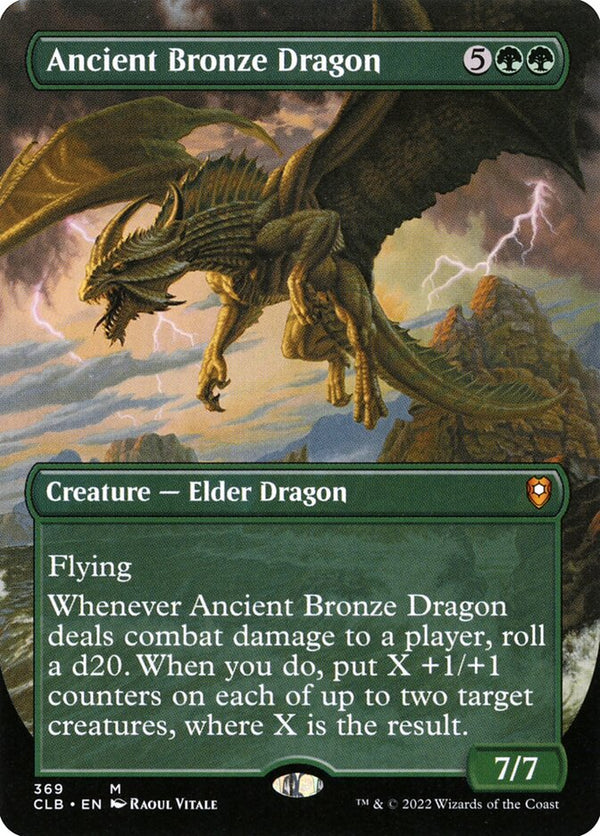 Ancient Bronze Dragon (Borderless) - Magic: The Gathering