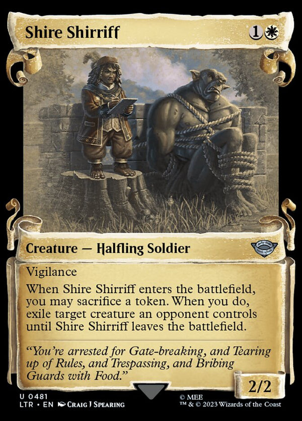 Shire Shirriff (Showcase Scrolls) - Magic: The Gathering
