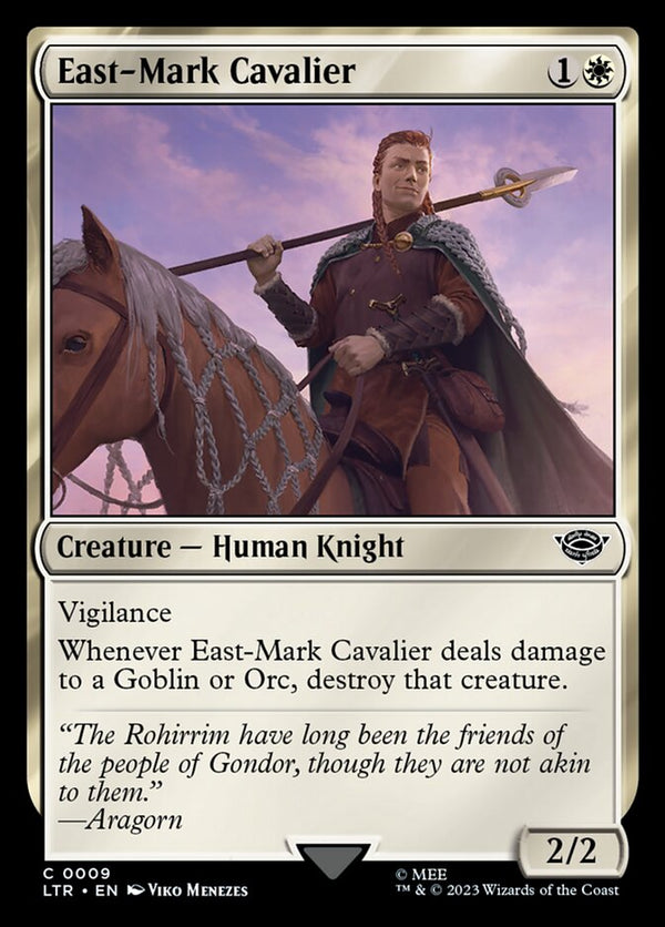 East-Mark Cavalier - Magic: The Gathering