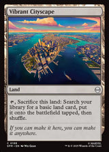Vibrant Cityscape - Magic: The Gathering