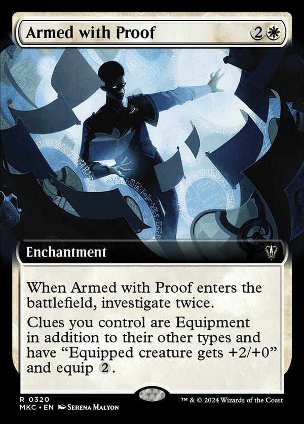 Armed with Proof (Extended Art) - Magic: The Gathering