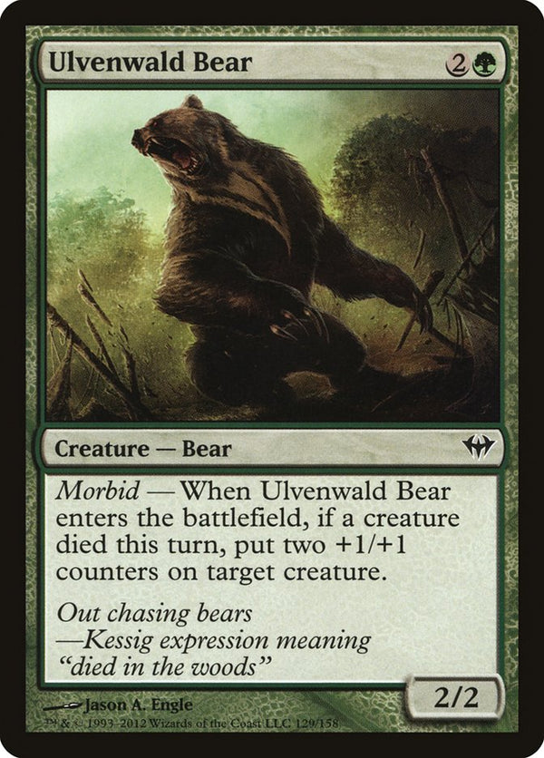 Ulvenwald Bear - Magic: The Gathering