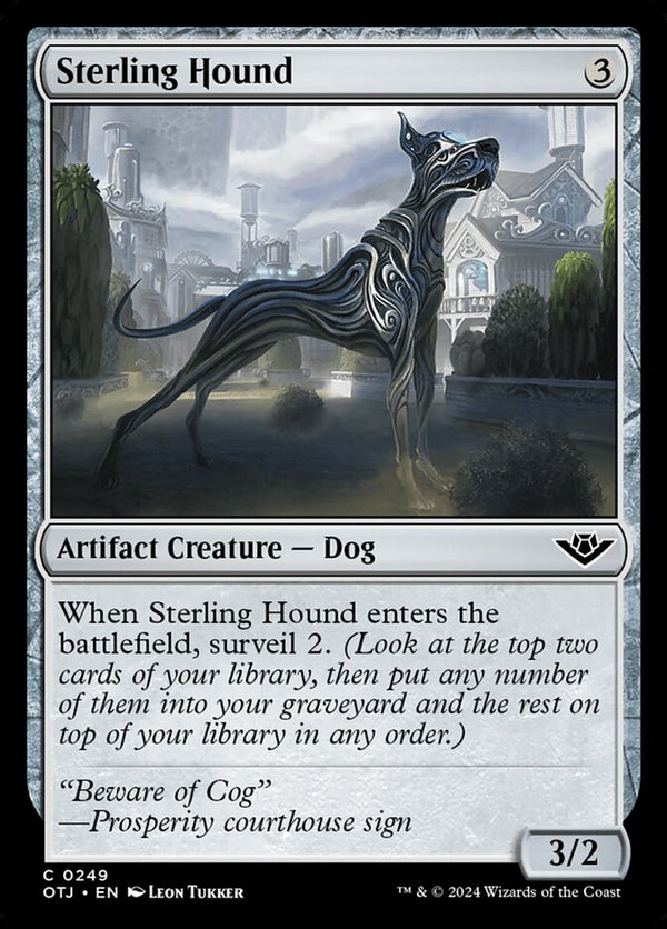 Sterling Hound - Magic: The Gathering