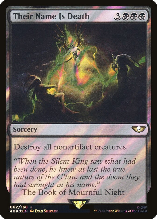 Their Name Is Death (Surge Foil) - Magic: The Gathering
