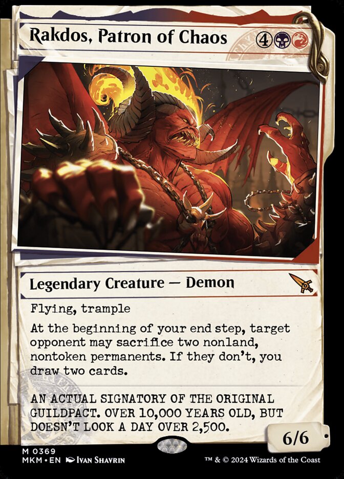 Rakdos, Patron of Chaos (Showcase) (0369)