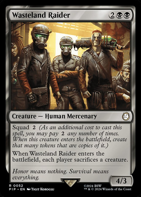 Wasteland Raider - Magic: The Gathering