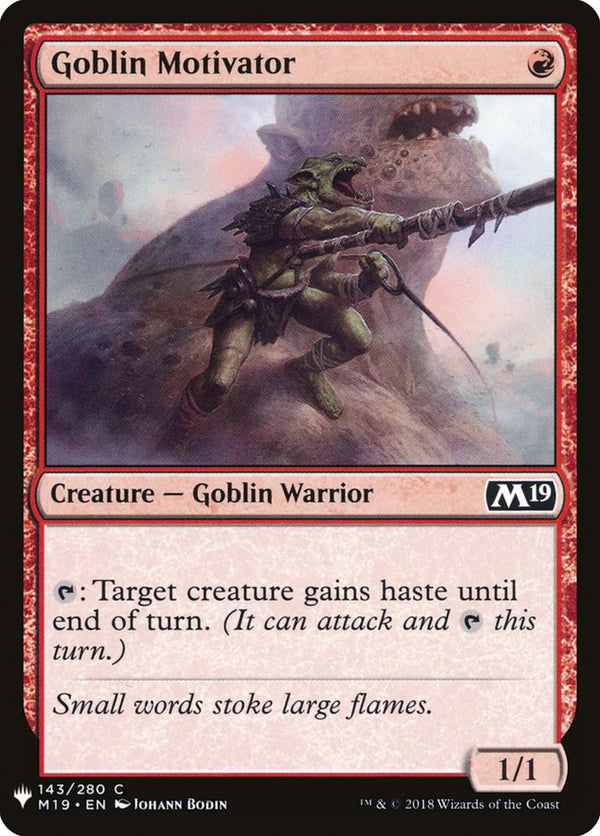 Goblin Motivator - Magic: The Gathering