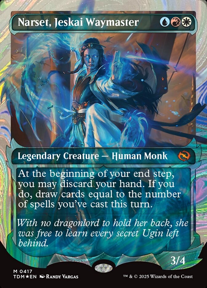 Narset, Jeskai Waymaster (Showcase) (Halo Foil)