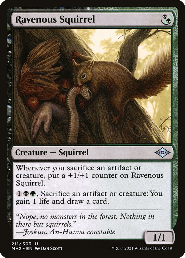 Ravenous Squirrel - Magic: The Gathering