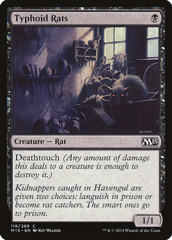 Typhoid Rats - Magic: The Gathering