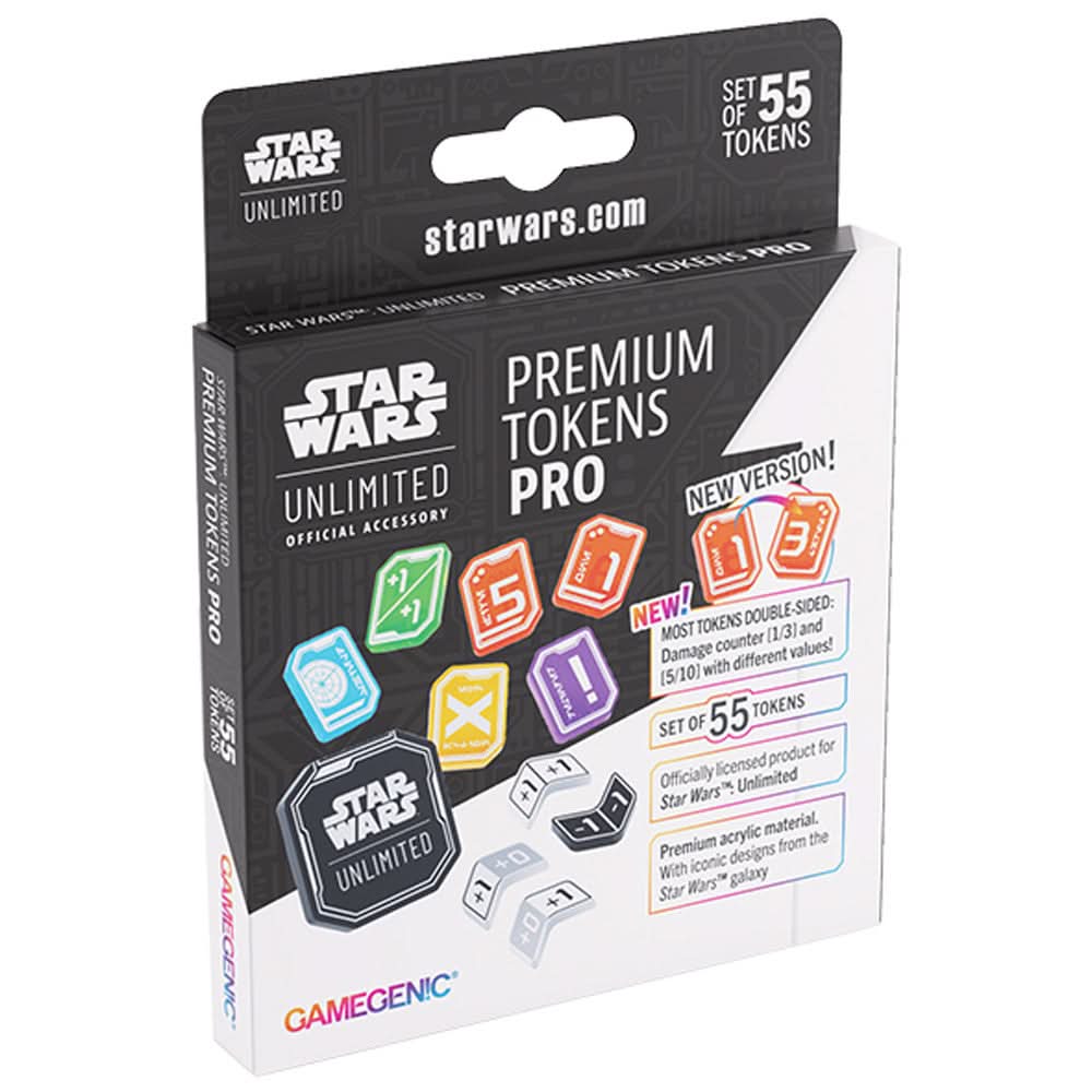 Gamegenic: Premium Acrylic Tokens Expansion Pack - Star Wars: Unlimited (50CT)