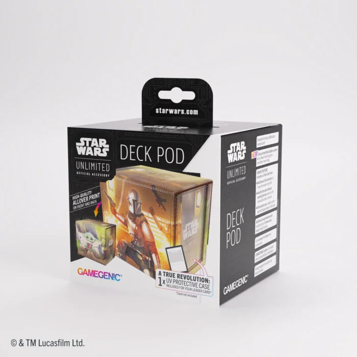 Star Wars Unlimited - Deck Pod / Deck Box - The Mandalorian & Grogu
