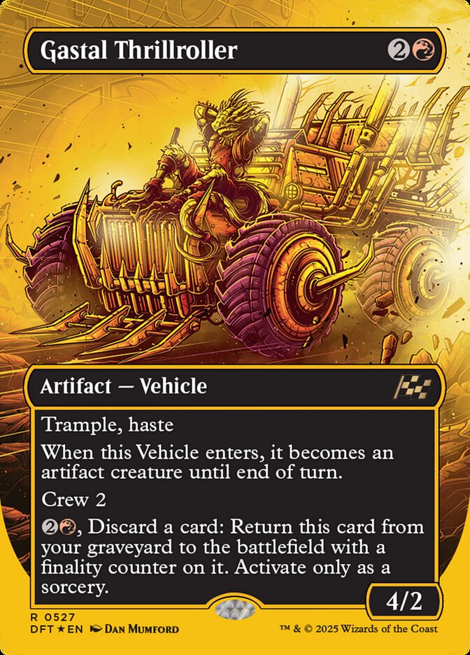 Gastal Thrillroller (Borderless) (First-Place Foil)