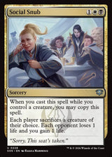 Social Snub - Magic: The Gathering