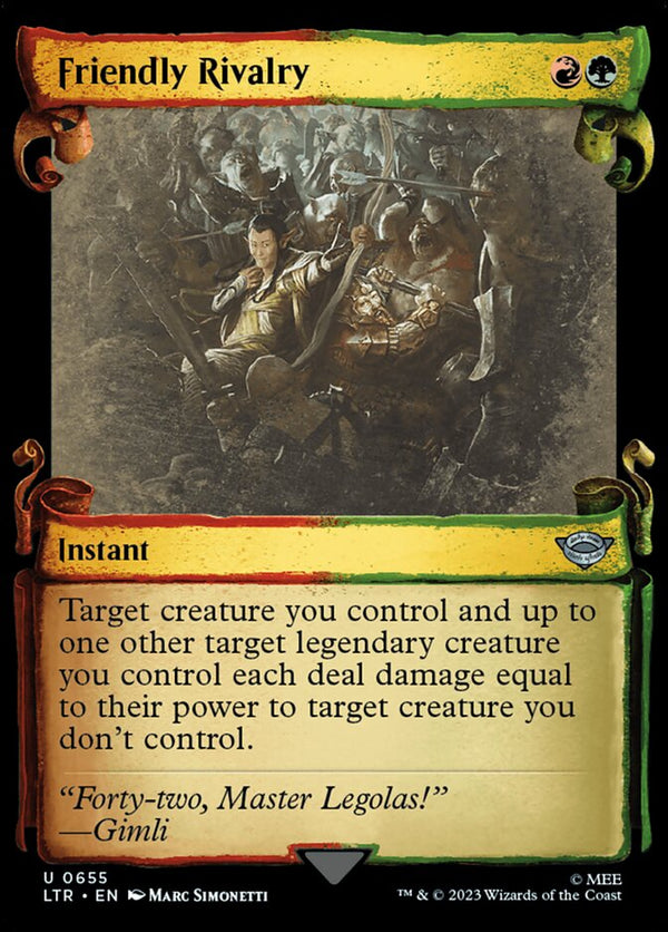 Friendly Rivalry (Showcase Scrolls) - Magic: The Gathering