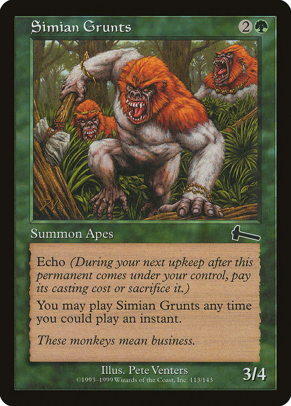 Simian Grunts - Magic: The Gathering