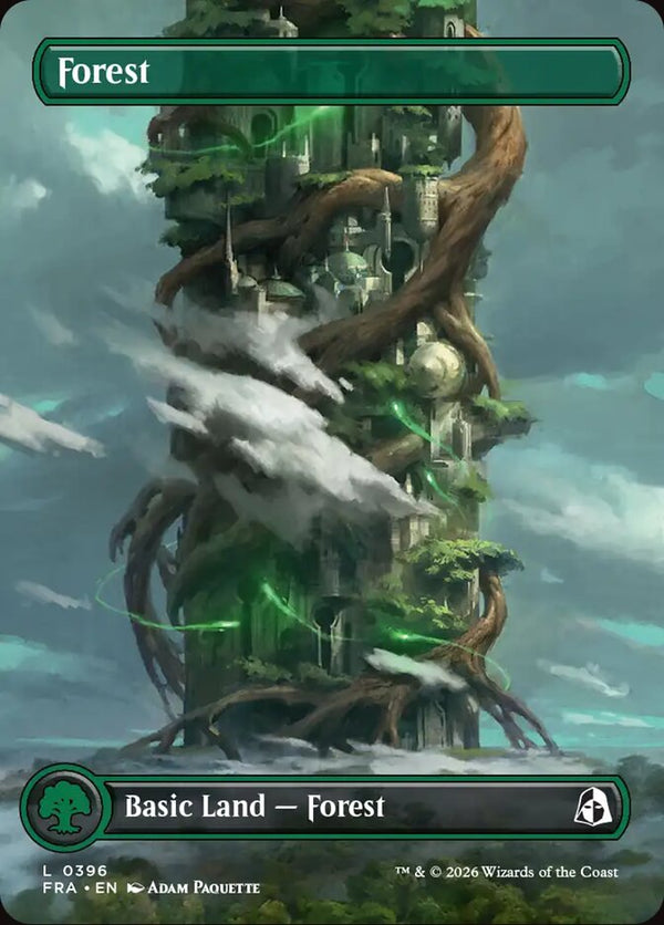 Forest (Borderless) (0396) (FRA 396) - Magic: The Gathering