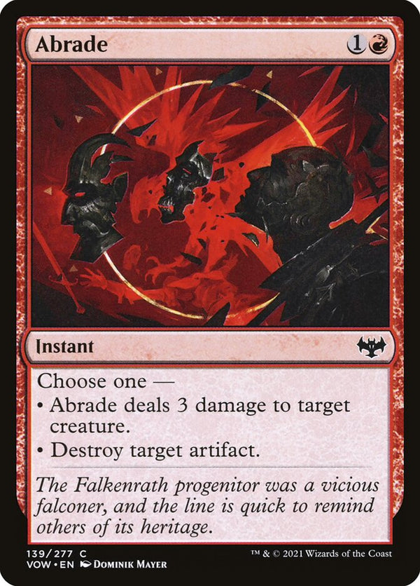Abrade (VOW 139) - Magic: The Gathering
