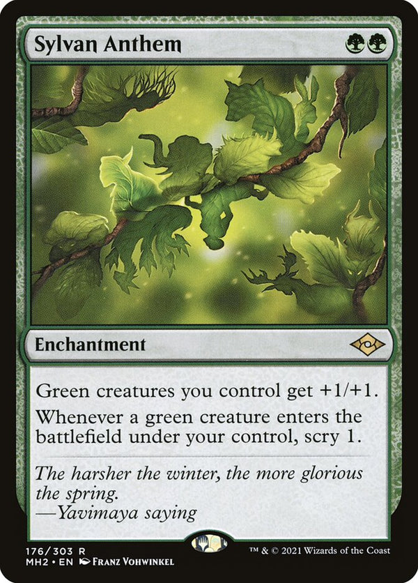 Sylvan Anthem - Magic: The Gathering