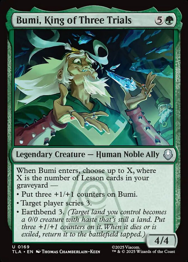Bumi, King of Three Trials - Magic: The Gathering