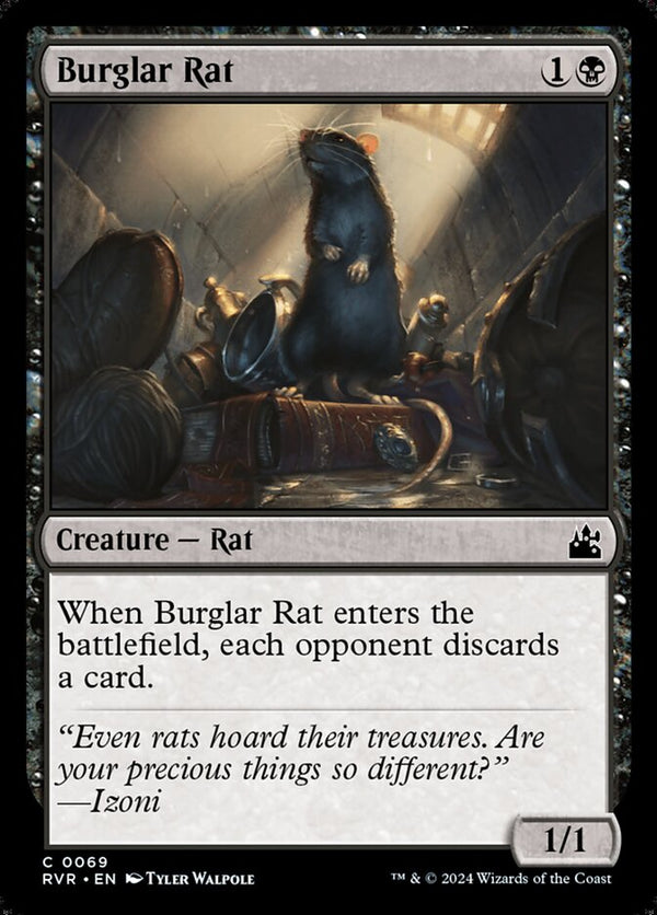 Burglar Rat - Magic: The Gathering