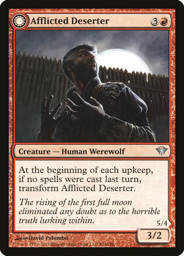 Afflicted Deserter - Magic: The Gathering