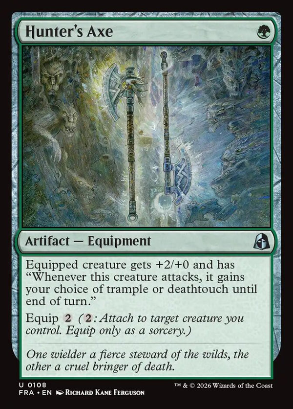 Hunter's Axe (FRA 108) - Magic: The Gathering