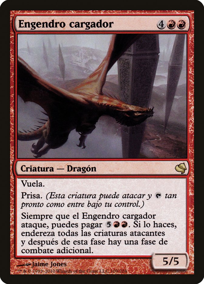 Hellkite Charger (Spanish) - "Engendro cargador"