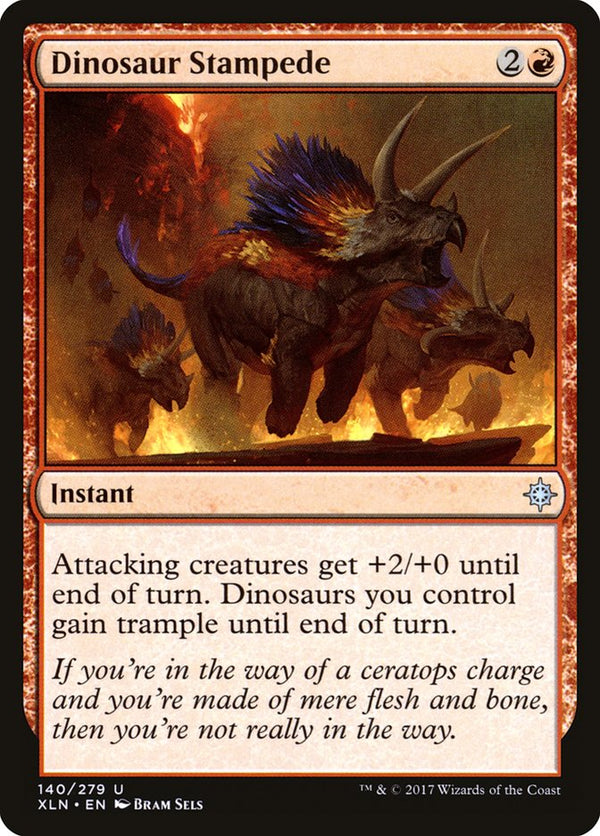Dinosaur Stampede - Magic: The Gathering